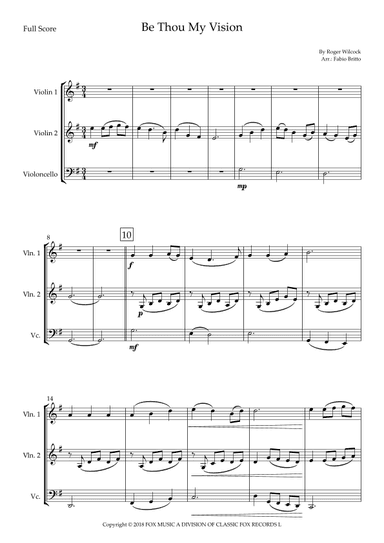 Be Thou My Vision (arr. Fabio Britto)