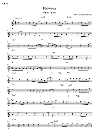 Flowers (arr. Veridiana Oliveira)