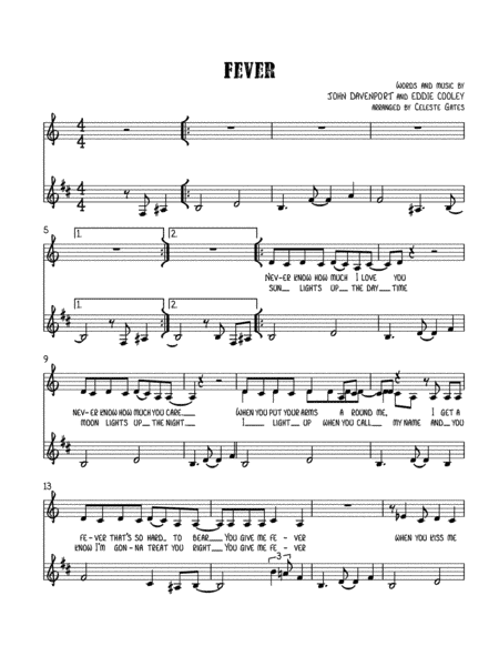 Fever (arr. Celeste Leitch Gates)
