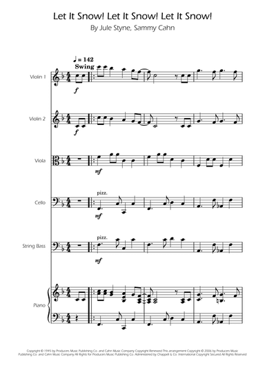 Let It Snow! Let It Snow! Let It Snow! (arr. Ygor Nunes)