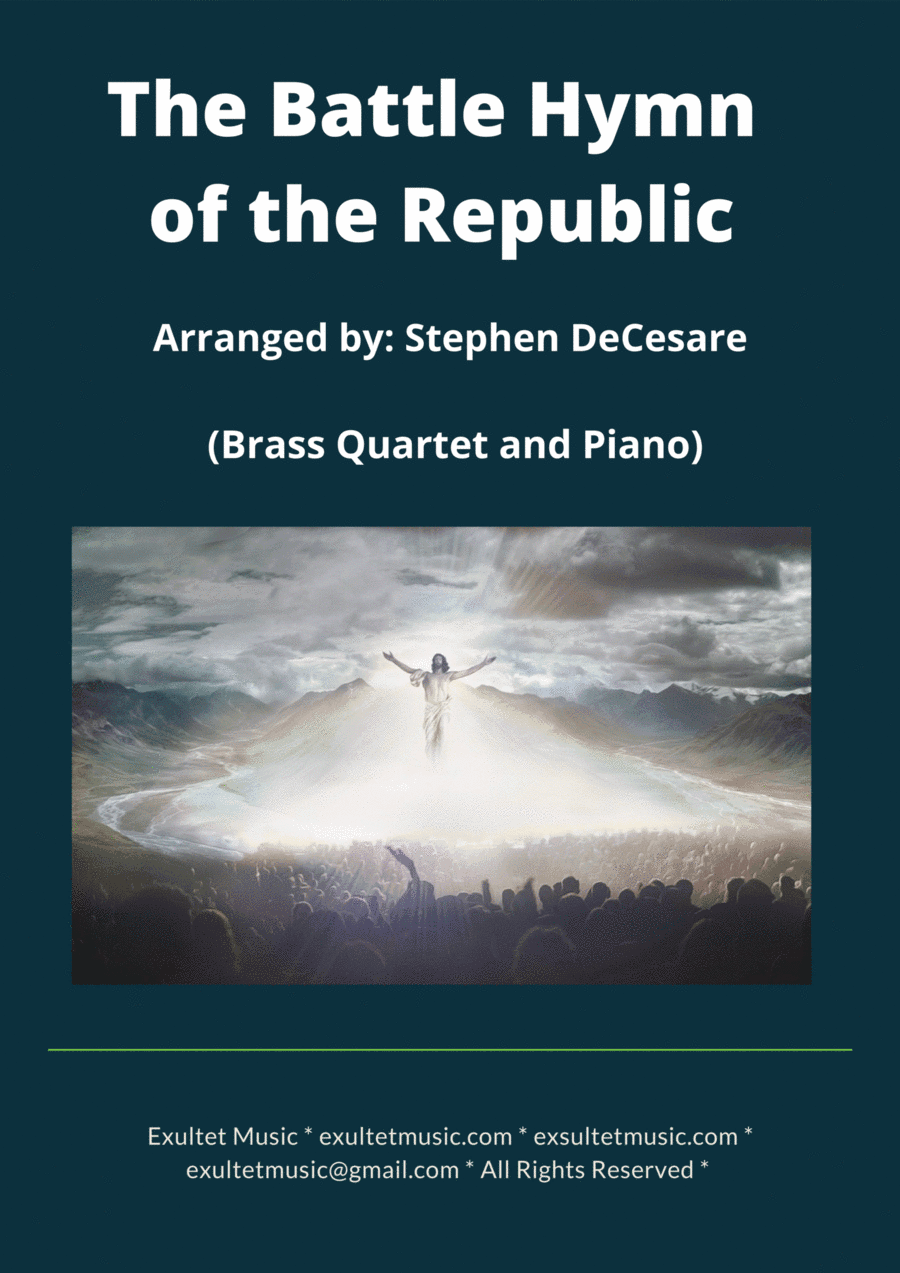 The Battle Hymn of the Republic (Brass Quartet and Piano) (arr. Stephen DeCesare)