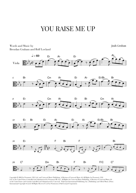 You Raise Me Up (arr. Cadenza Editions)
