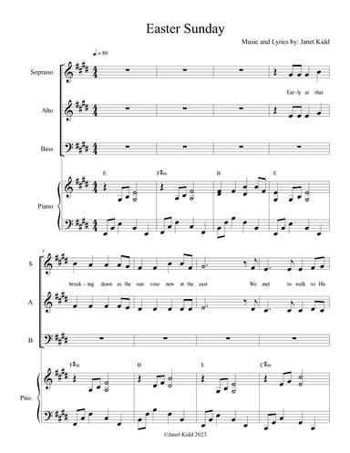 Easter Sunday - from Easter Vigil Cantata