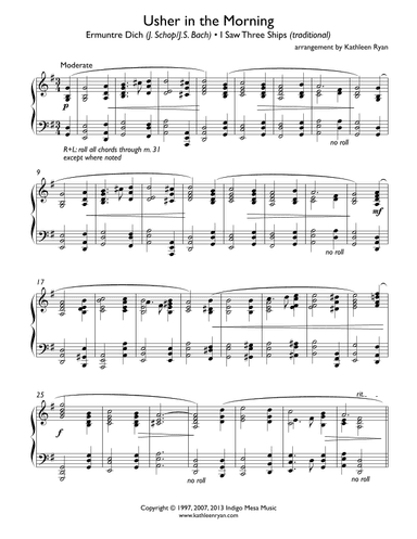 Usher in the Morning (I Saw Three Ships; Good Christian Men Rejoice) (arr. Kathleen Ryan)