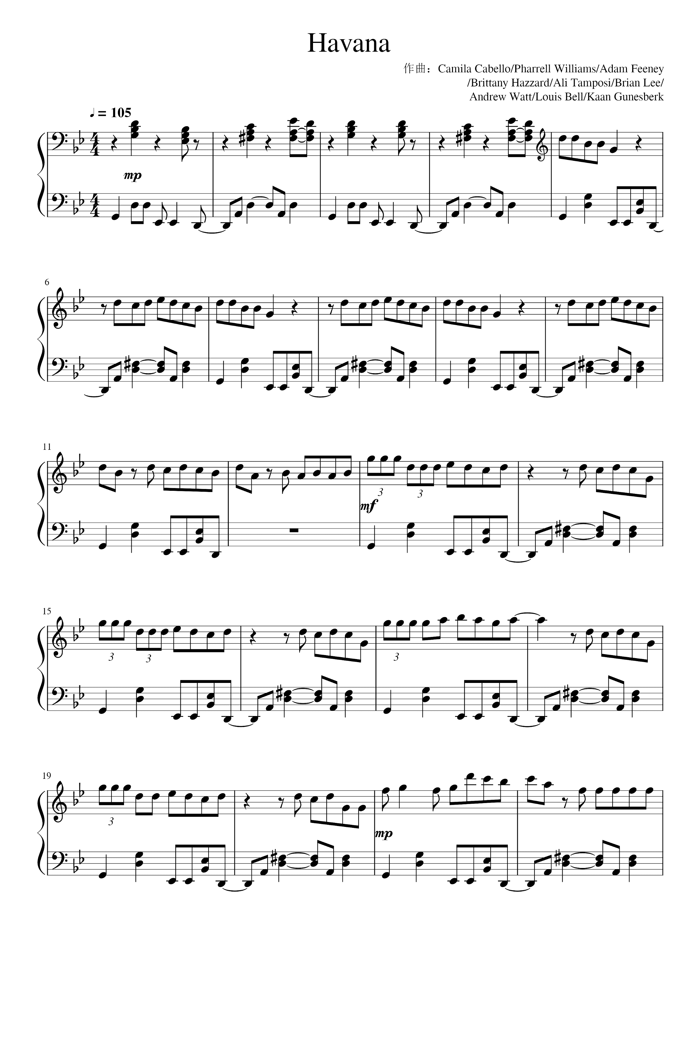 Havana (arr. Camila Cabello)