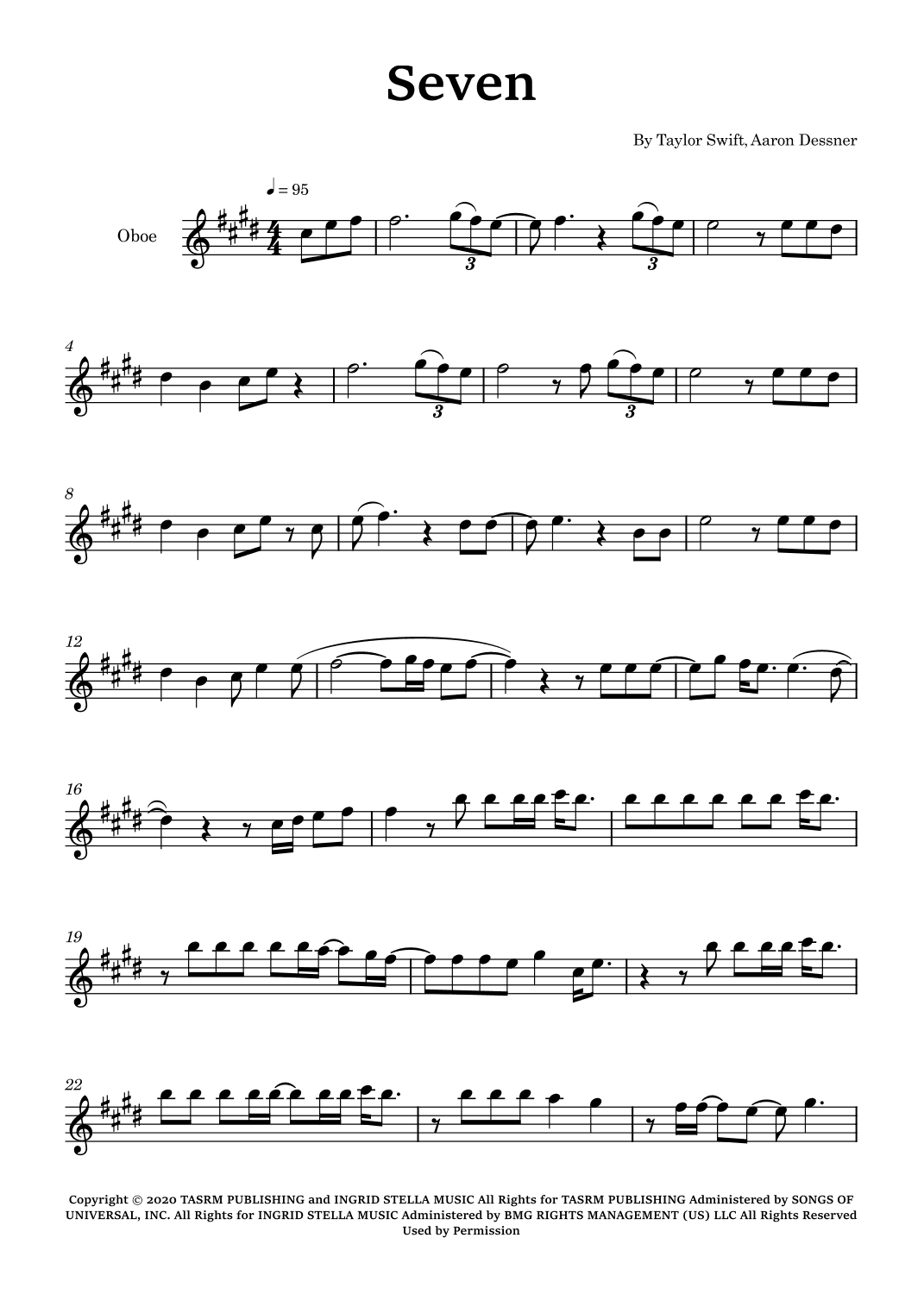 Seven (arr. Glauco Fernandes)