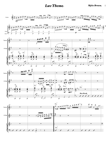 Luv Theme lead sheet