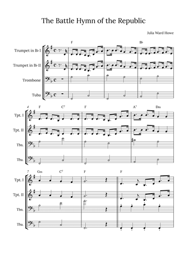 The Battle Hymn of the Republic (arr. Alex Nunes Rodrigues)