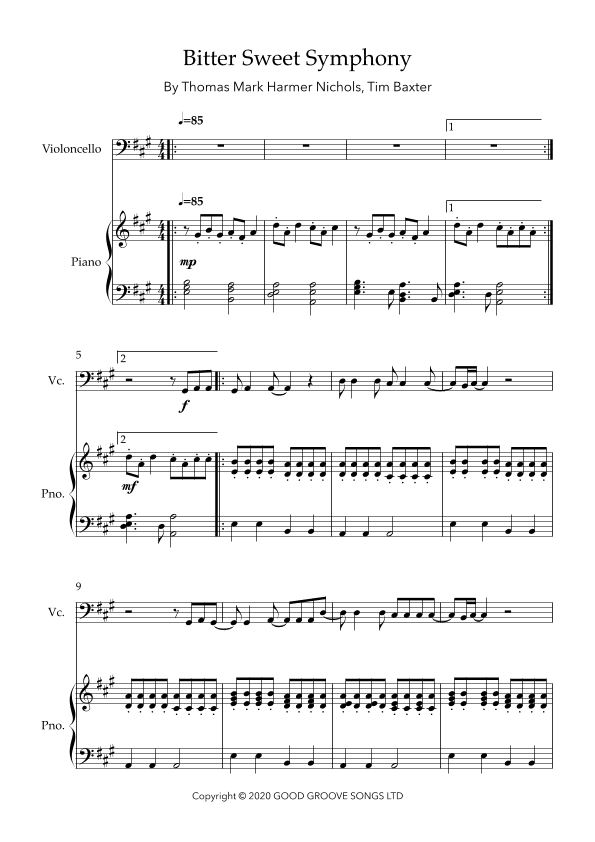 Bittersweet Symphony (arr. Matthew pyeon)