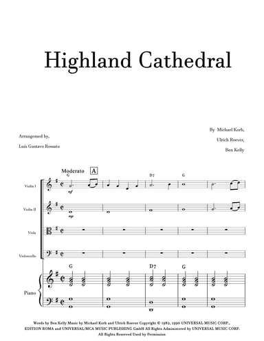 Highland Cathedral (arr. Luís Gustavo Rossato)
