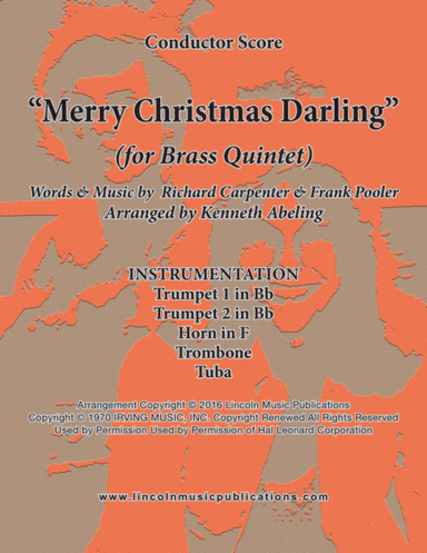 Merry Christmas, Darling (arr. Kenneth Abeling)