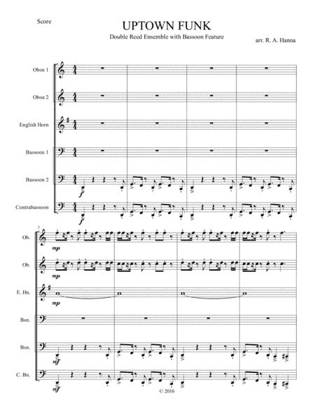 Uptown Funk (arr. Reed A. Hanna)