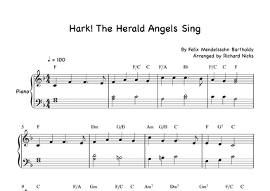 Hark! The Herald Angels  Sing (arr. Richard Nicks)