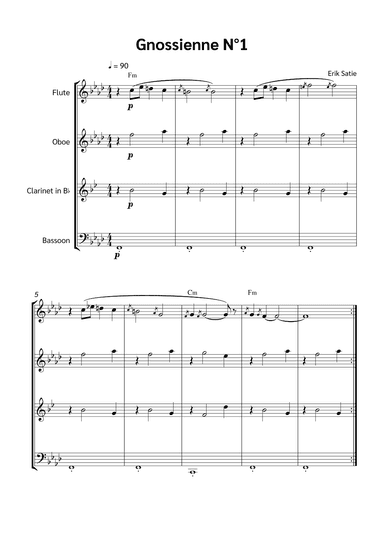 Gnossienne N°1 (arr. Jackson Spindler)