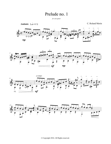 Prelude no. 1