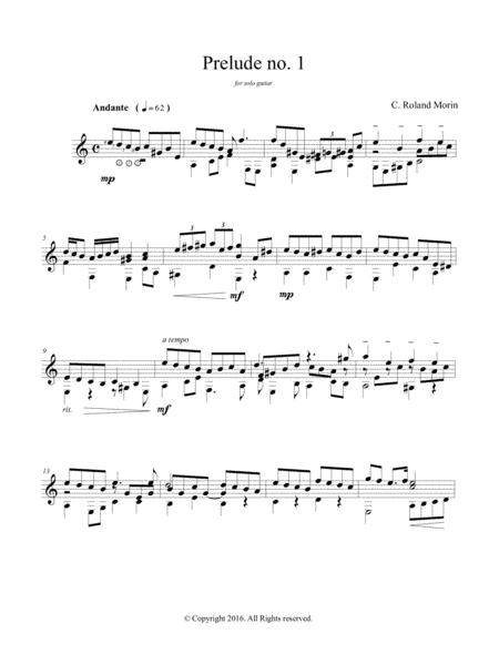 Prelude no. 1