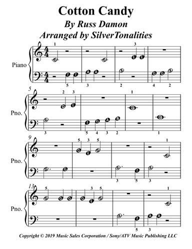 Cotton Candy (arr. SilverTonalities)