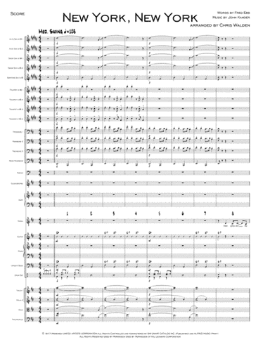 Theme From "New York, New York" (arr. Chris Walden)