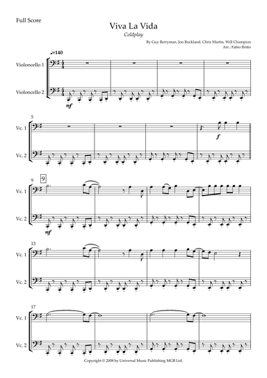 Viva La Vida (arr. Fabio Britto)
