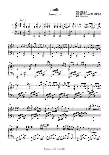 Melt (arr. Mopianic)