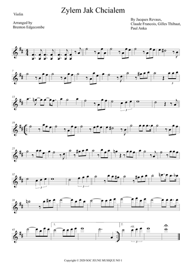 Zylem Jak Chcialem (arr. Brenton Edgecombe)