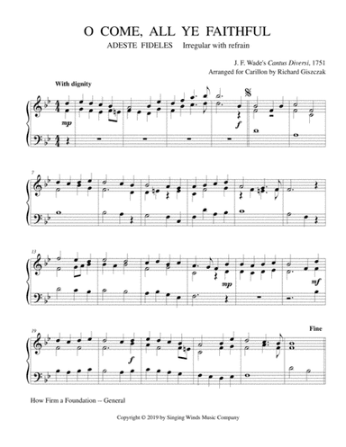 O Come, All Ye Faithful (ADESTE FIDELES) (arr. Richard Giszczak)