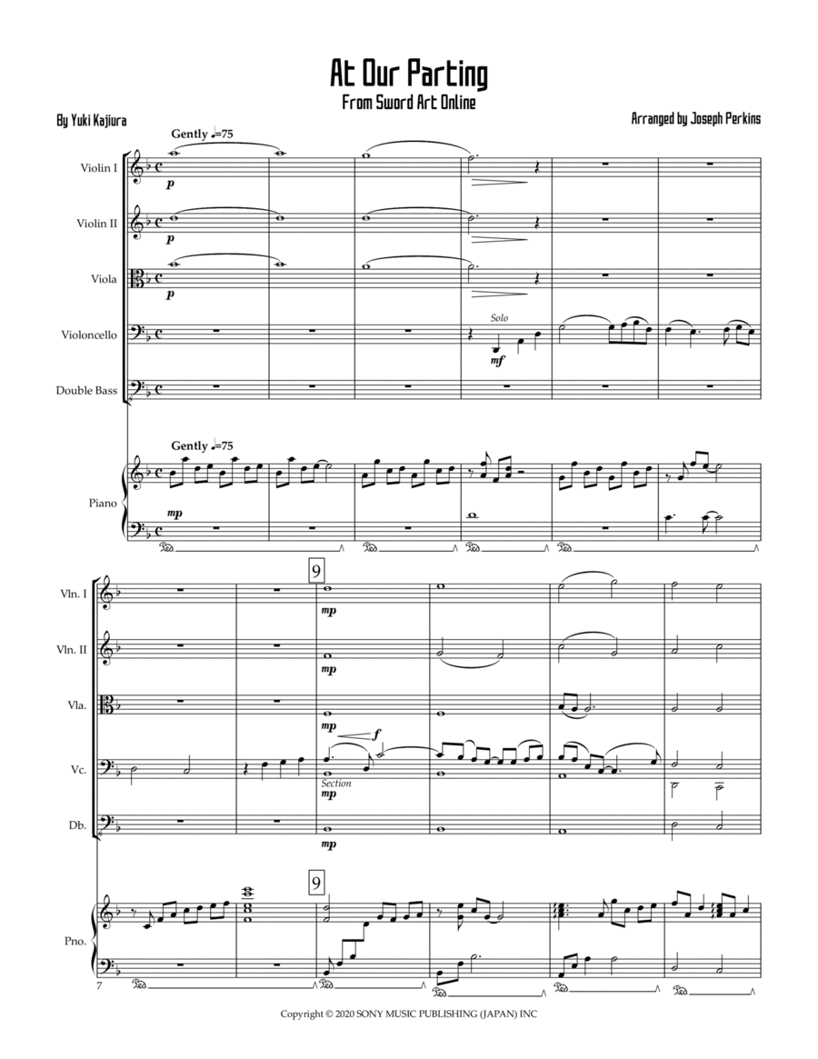 At Our Parting (arr. Joseph Perkins)