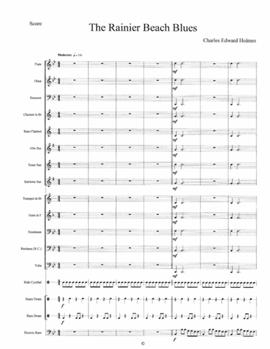 The Rainier Beach Blues--Concert Band Set