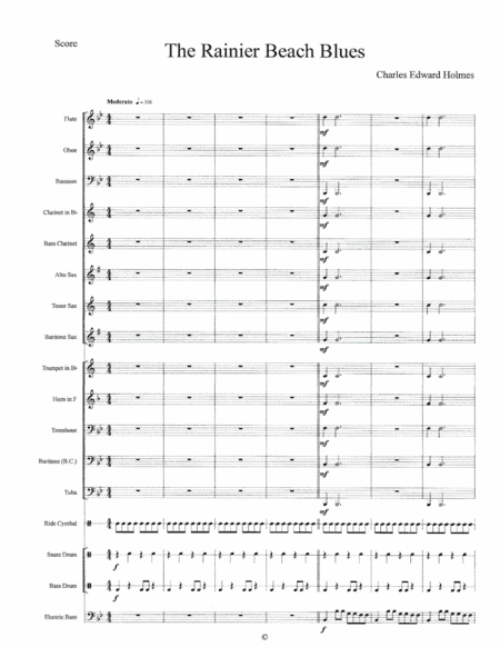The Rainier Beach Blues--Concert Band Set