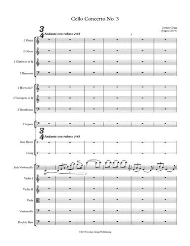 Cello Concerto No 3