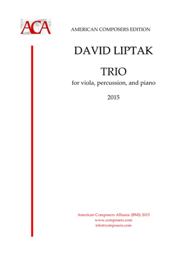 [Liptak] Trio for Viola, Percussion, and Piano