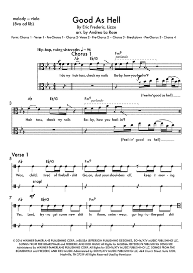 Good As Hell (arr. Andrea La Rose)