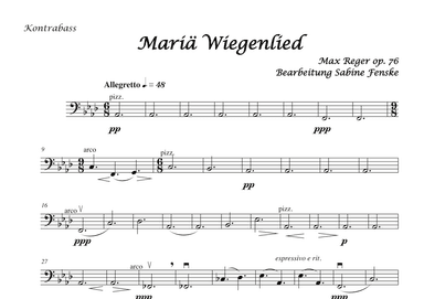 Mariae Wiegenlied (Maria’s Lullabye) (arr. Sabine Fenske)