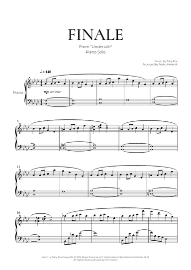 Undertale Variations (arr. Pedro Merendi)