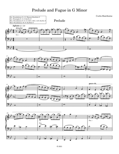 Prelude and Fugue in G Minor