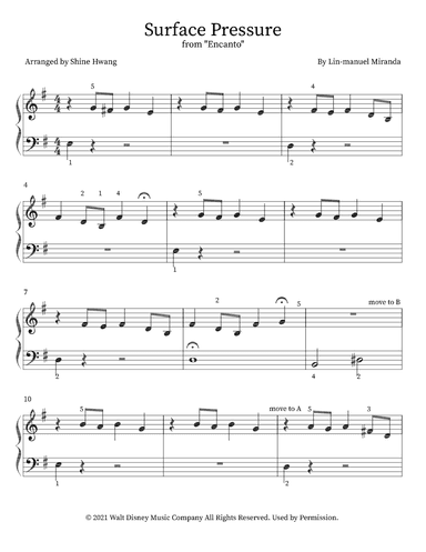 Surface Pressure (arr. Shine Hwang)