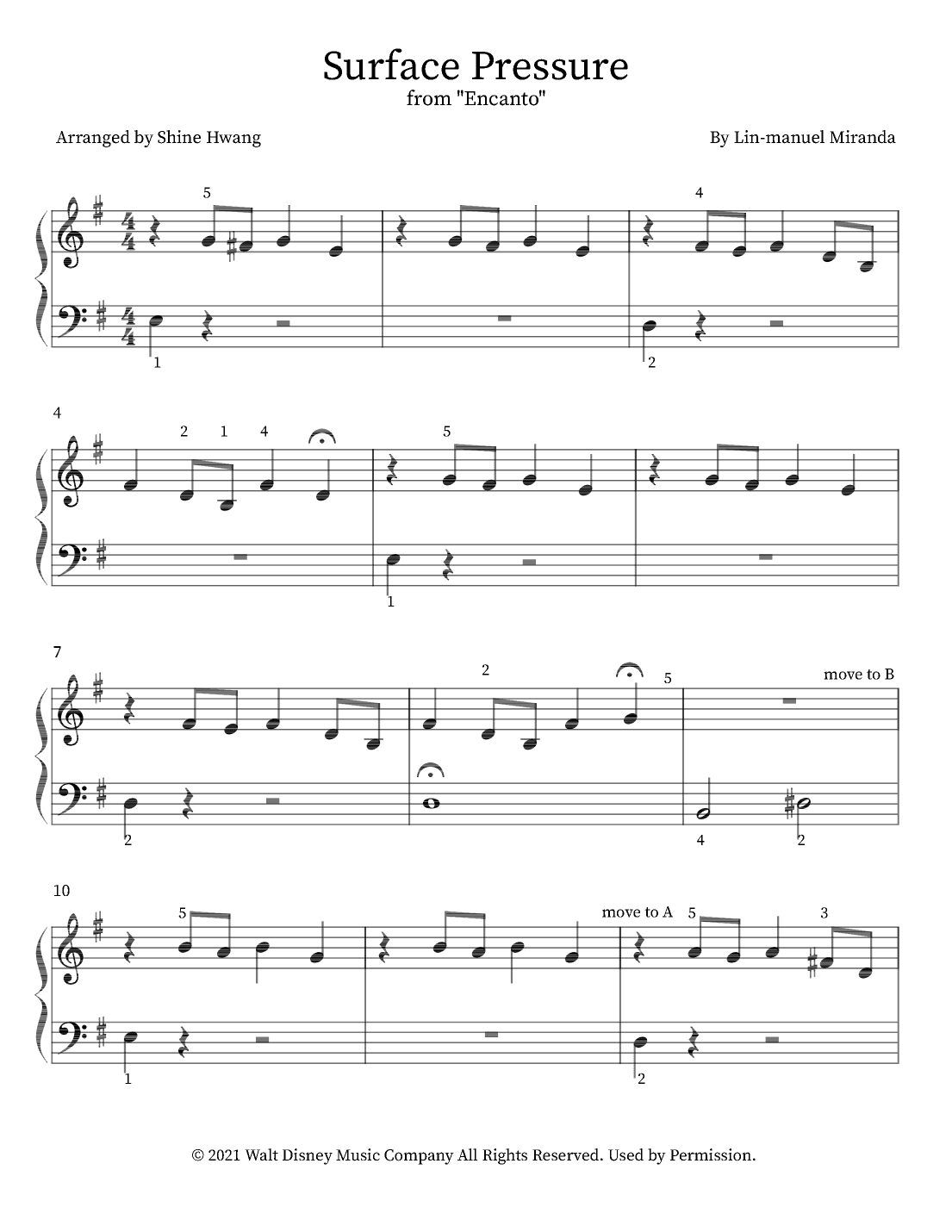 Surface Pressure (arr. Shine Hwang)