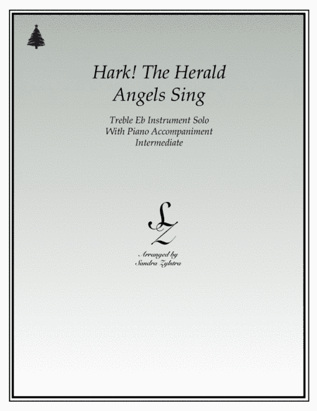 Hark! The Herald Angels Sing (treble Eb instrument solo) (arr. Sandra Zylstra)