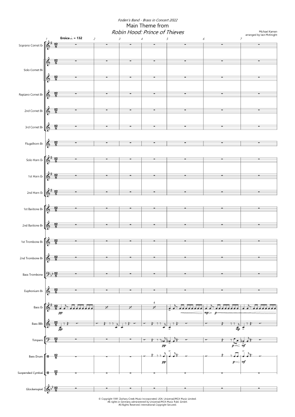 Main Title-prince Of Thieves (arr. Iain McKnight)