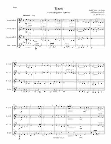 Traces (arr. Bill Malcolm)