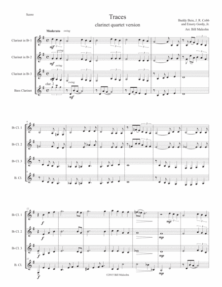 Traces (arr. Bill Malcolm)