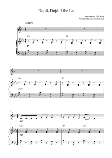 Dojdi, Dojdi Libe Le (arr. Kaiserin Rebecca)