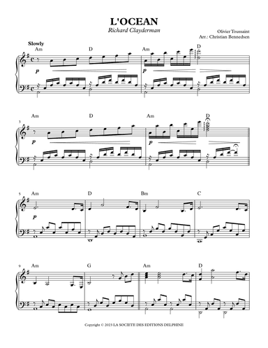 L'ocean (arr. Christian Bennedsen)