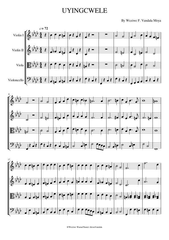 Uyingcwele (You are holy)