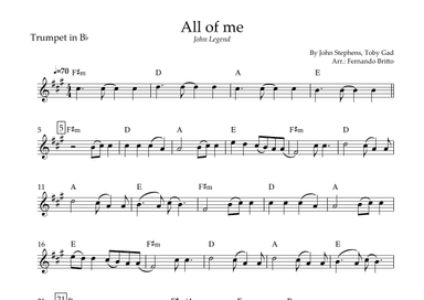 All Of Me (arr. Fernando Britto)