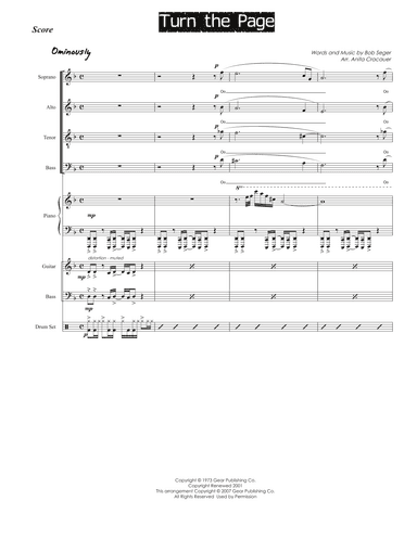 Turn The Page (arr. Anita Cracauer)