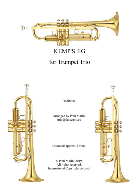 KEMP'S JIG - for Trumpet Trio (arr. Ivan Marini)