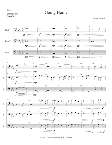 Going Home (arr. W. C. Kennedy)