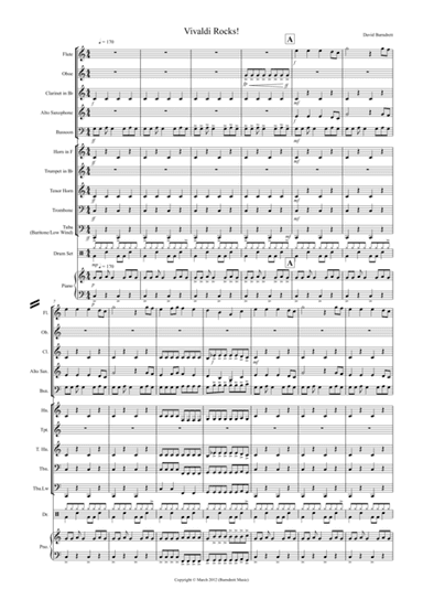 Vivaldi Rock's for School Wind Band (arr. David Burndrett)