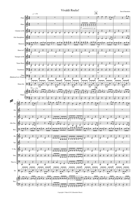 Vivaldi Rock's for School Wind Band (arr. David Burndrett)